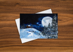 Blue Moon Greeting Card