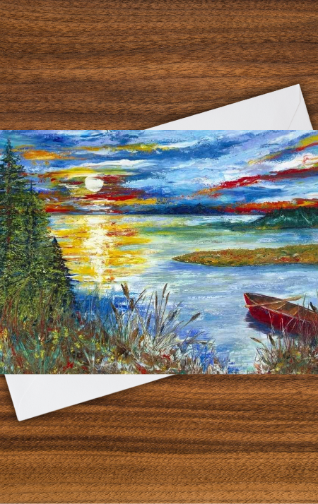 Canoe Cove Greeting Card