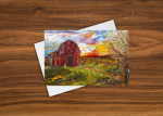 Riverbreaks Barn Greeting Card