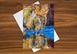 Those Lion Eyes Greeting Card