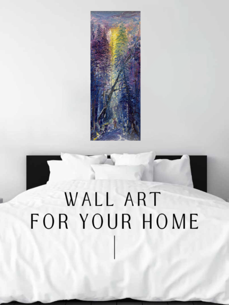 Rio on My Mind Print hanging above a bed in a bedroom mockup