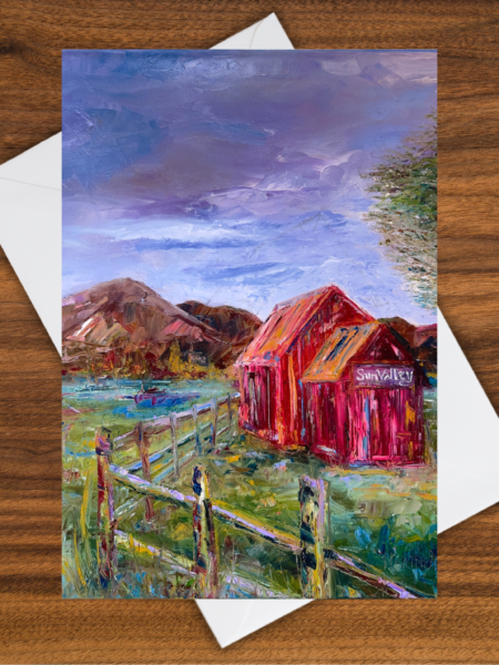 Sun Valley Barn Greeting Card