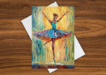 On Pointe (Greeting Card)