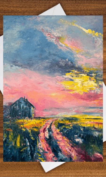 Rose Road (Greeting Card)