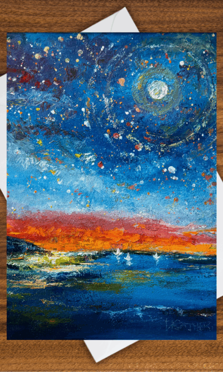 Sails in Stillness (Greeting Card)