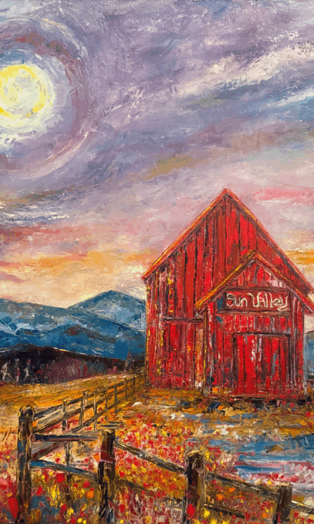 Valley Red Barn (Prints)
