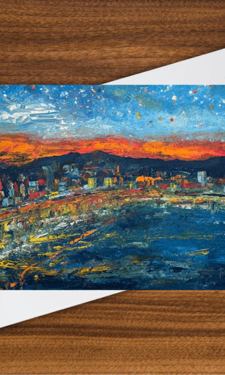 City of Reflections (Greeting Card)