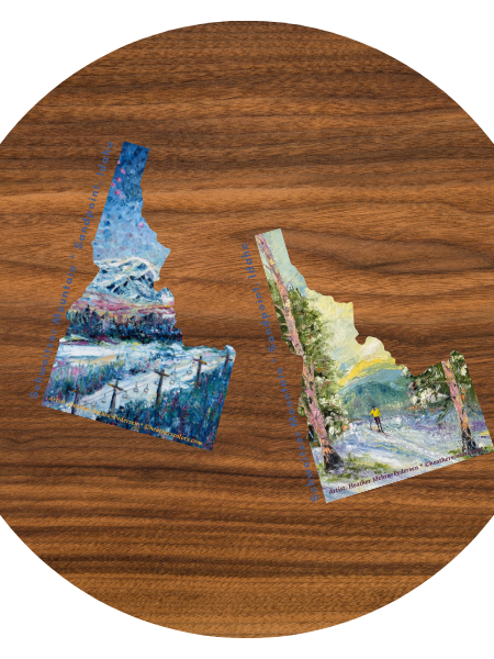 Idaho Art Sticker