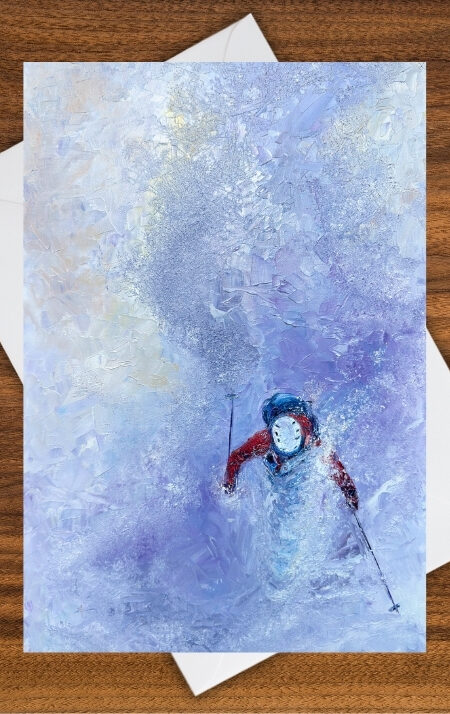 From the Lift (Greeting Card)