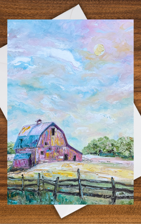 Pastel Prairie (Greeting Card)