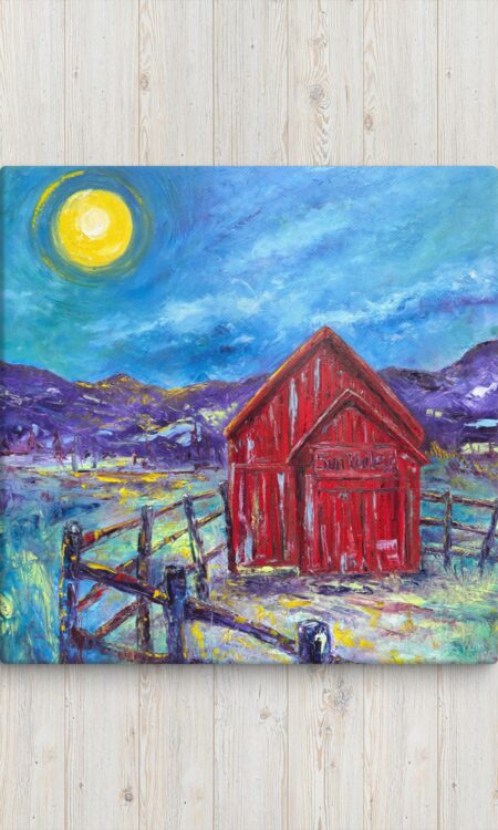 Lunar Lit Barn