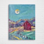 Lunar Lit Barn