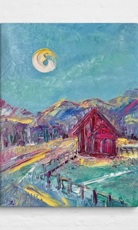 Lunar Lit Barn