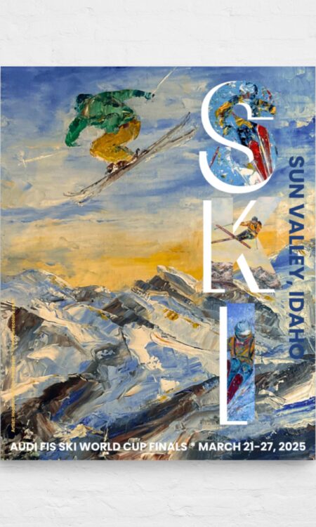 Cliff's Faith SKI Sun Valley Poster (Fine Art Print)