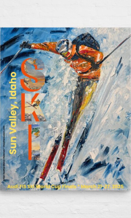 Steep & Deep SKI Sun Valley Poster (Fine Art Print)