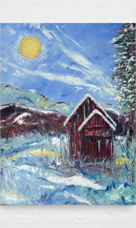 Winter Valley Barn (Fine Art Print)