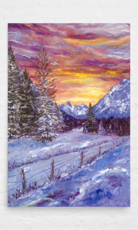 Purple Road Home (Fine Art Print)