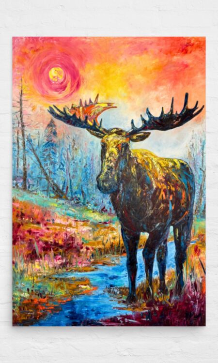 Gill's Guardian/Mighty Moose (Fine Art Print)