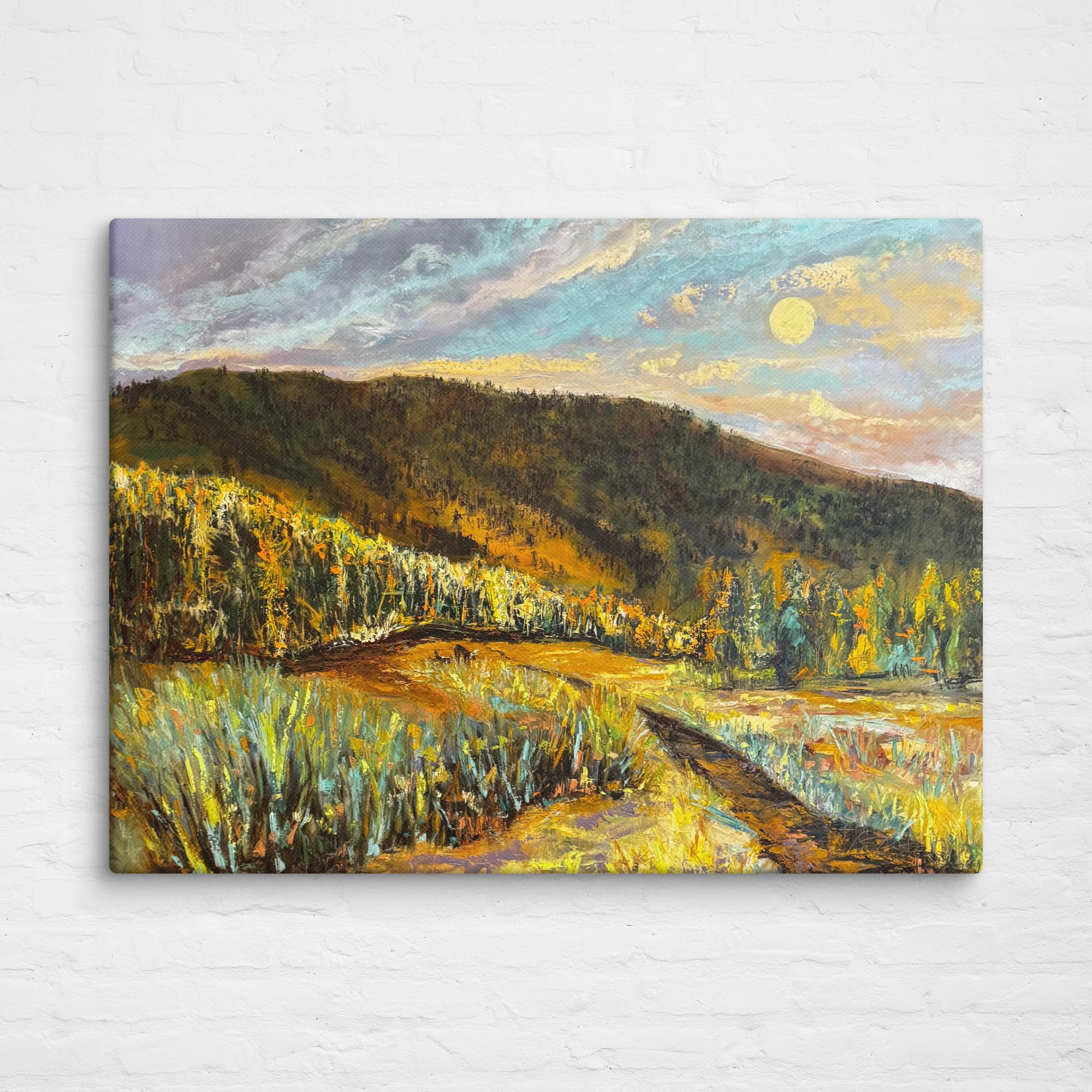 Sunrise & Sage (Stretched Canvas)